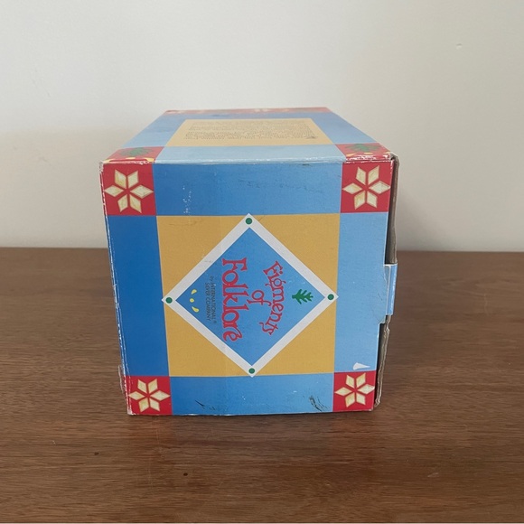 Figments of Folklore Hand Carved Wood Santa & Teddy 7”+ Christmas Tree 9” - Picture 13 of 14